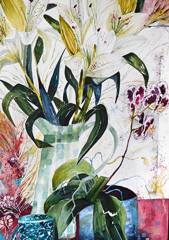 watercolour on paper